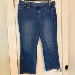 Belle by Kim Gravel Straight Leg Blue Jeans